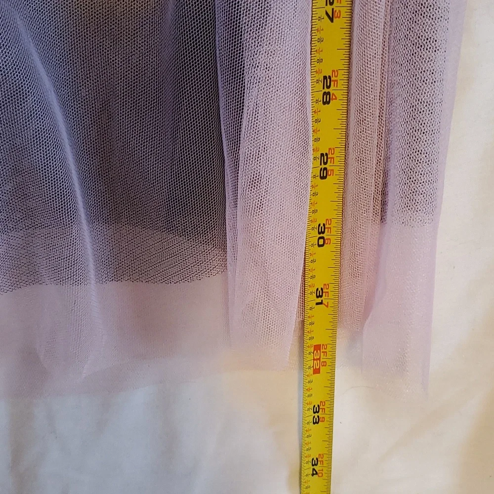Elegant Ombre Black, Blue and Pale Pink Tulle Skirt - Picture 10 of 10